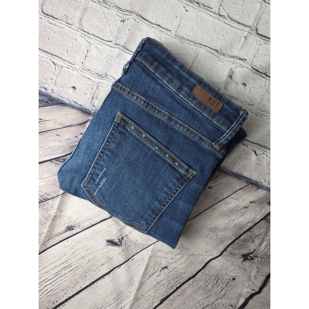 KUT from the Kloth Women's 6 Blue Dark Wash Toothpick Skinny Jeans